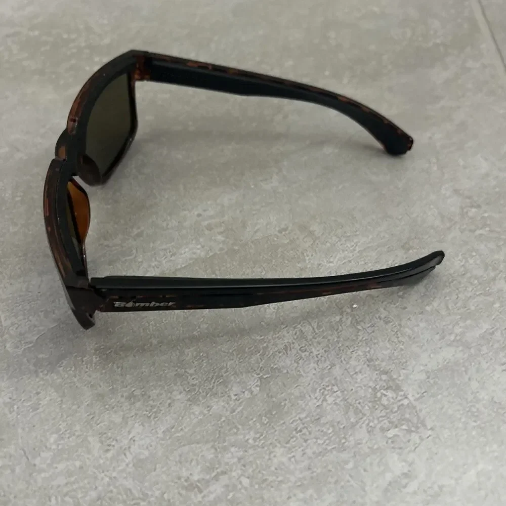 Bomber Smart-Bomb Sunglasses Ice Blue Mirror Polarized Lens Used unisex